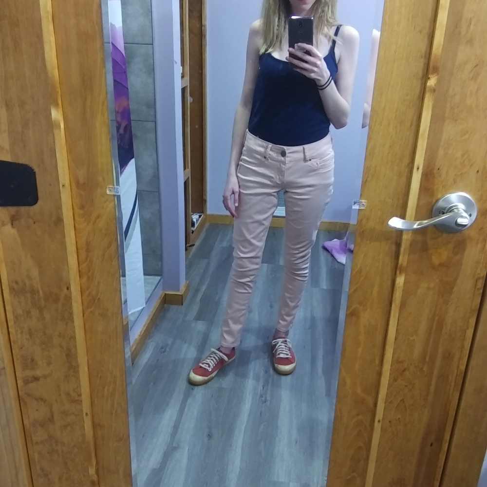 Mega Adorbs Light Pink SOFT denim pants